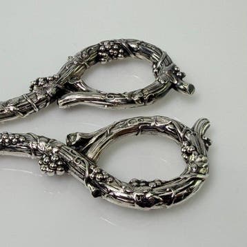 Attr. Bruckmann & Sohne - Druivenschaar - .800 zilver -