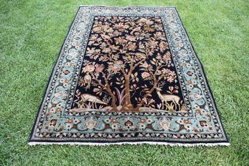 Ghoum - Vloerkleed - 170 cm - 110 cm - Prachtige zijden luxe, Nieuw