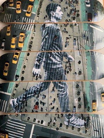 Jr (1983) - Migrants Walking New York City