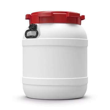 Voerton 55 liter wit