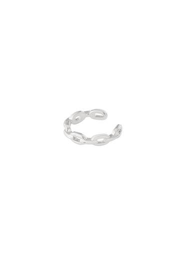 Ear cuff small chain (Oormanchetten, Oorbellen), Verzenden, Nieuw, Zilver, Overige materialen