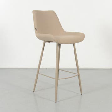 Barkruk Odense, taupe, 4-poot onderstel, Ophalen of Verzenden, Nieuw