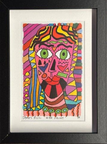 James Rizzi (1950-2011) - War Paint