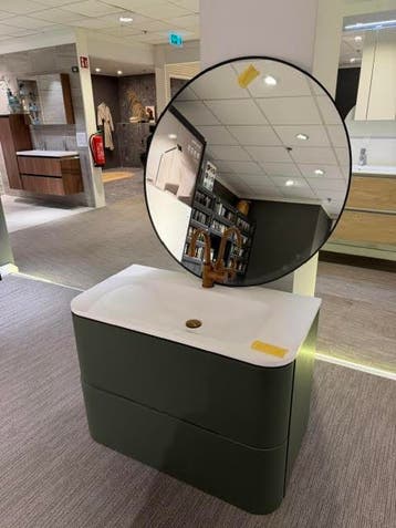 Detremmerie meubel dark green 0020 - 132, Ophalen, Nieuw, Wastafelkast