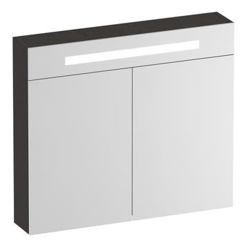 Brauer Promise Deluxe Spiegelkast - 80 cm - met Verlichting, Ophalen of Verzenden, Nieuw