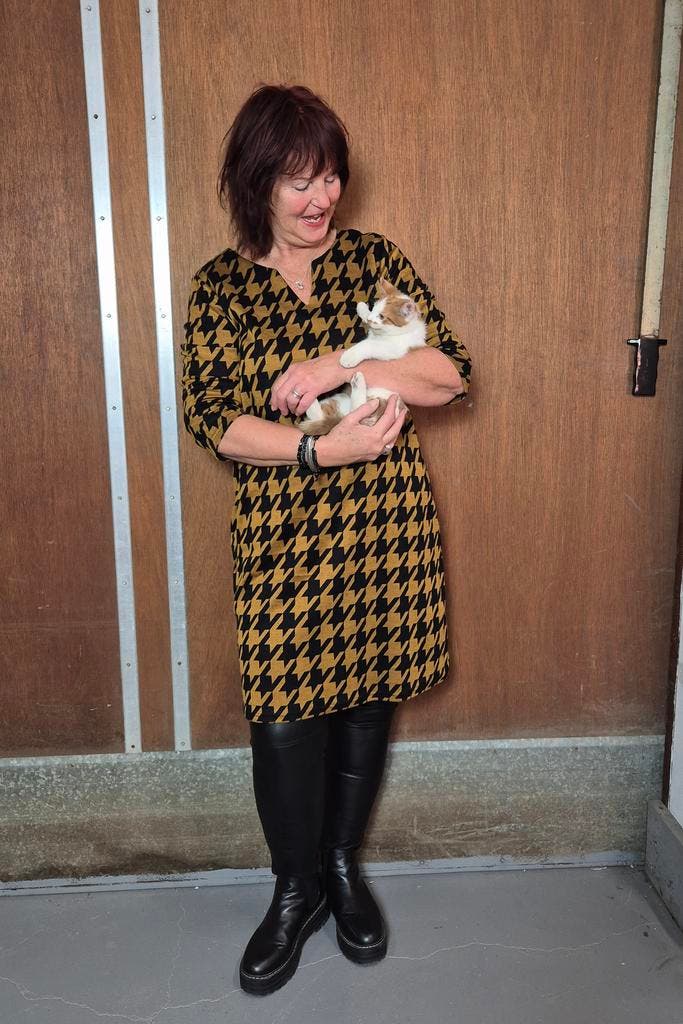 Ophilia jurk Yara print Maat:, Kleding | Dames, Jurken, Overige kleuren, Nieuw, Verzenden