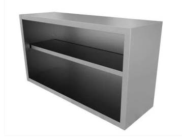 RVS Open Wandkast, Kast, B80 x D40 x H80cm, Gebruikt