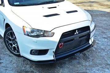 Maxton Front Racing Splitter V.2 Mitsubishi Lancer Evo X, Verzenden