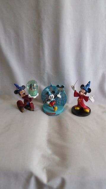Disney Parks - Lot 3 Statuettes Mickey - Produits Exclusif -, Verzamelen, Nieuw