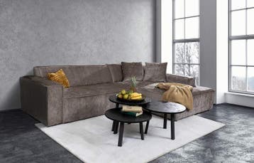 Loungebank Tilburg - loungebanken, Huis en Inrichting, Nieuw, 150 cm of meer, Stof, 250 tot 300 cm