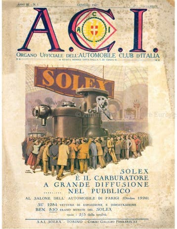 1927 A.C.I. (ORGANO UFFICIALE DELLAUTOMOBILE CLUB, Nieuw, Author