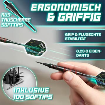 Elektrisch Dartbord - Met 12 darts - Dartboard - RE:SPORT, Verzenden, Zo goed als nieuw