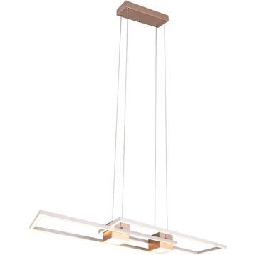 LED Hanglamp - Trion Zuru - 37W - Aanpasbare Kleur - Dimbaar, Huis en Inrichting, Lampen | Hanglampen, Ophalen of Verzenden, Nieuw
