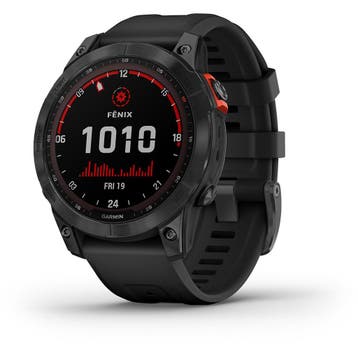 Garmin Fenix 7 Solar 47mm Zwart met GARANTIE & verzending, Ophalen of Verzenden, Zo goed als nieuw