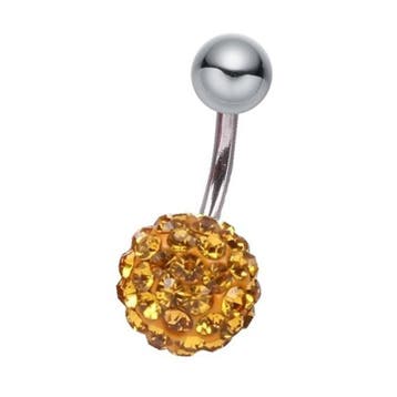 Fako Bijoux - Navelpiercing - Disco Dots - Goud, Verzenden, Nieuw
