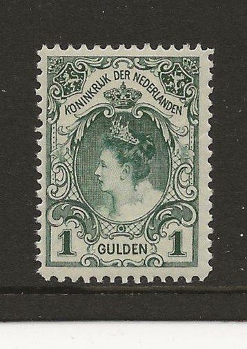 Nederland 1899 - 1 Gulden Koningin Wilhelmina, Postzegels en Munten, Postzegels | Nederland, Gestempeld