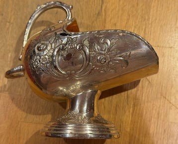 Raimond - Suikerpot - Metaal, Verzilverd - Scuttle Style, Antiek en Kunst