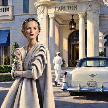 Le Yack - Carlton Grand Hotel - Hand signed, Antiek en Kunst