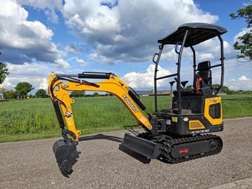 Kingway minigraafmachine minigraver wiellader shovel NIEUW, Verzenden, Graafmachine