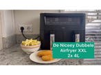 Niceey Dubbele Airfryer XXL - 8.0 Liter - 2460 Watt - 2, Verzenden, Nieuw