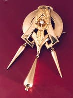 Broche - 18 karaat Geel goud - Gustav Dahlberg & Co. 1920