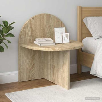 vidaXL Nachtkastje 2 st Sonoma Eiken 40 x 35,5 x 45,5 cm, Minder dan 45 cm, Verzenden, Nieuw, Minder dan 55 cm