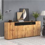 Dressoir 208×39,5×80 cm met 4 Deuren en 2 Lades Opbergkast, Verzenden, Nieuw