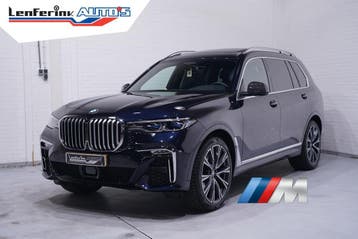 BMW X7 xDrive 40i M Sport NAP Panodak 7-Zits Bowers&Wilkins, Auto's, Dealer onderhouden, Gebruikt, Zwart, X7