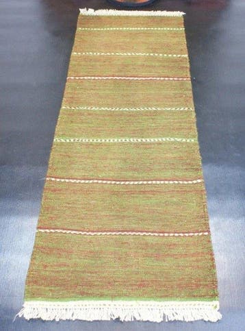 Handgeweven Turkse vintage Kelim tapijt loper wol, Nieuw