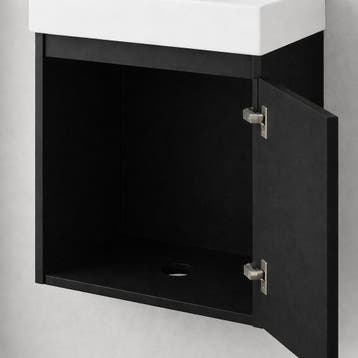SALE - Volda 40 rechts - Mat zwart - Toiletmeubel -, Ophalen of Verzenden, Nieuw