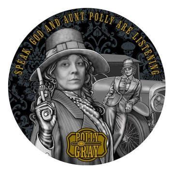 Niue. 5 Dollars 2025 Polly Gray Peaky Blinders, 2 Oz (.999)