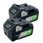 2 stuks: Hikoki Multivolt BSL36A18, 123accu huismerk, Verzenden, Nieuw