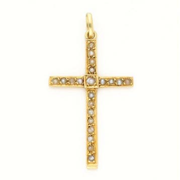 Hanger - 18 karaat Geel goud Parel