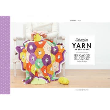 Haakboekje YARN The After Party nr.14 Hexagon Blanket, Hobby en Vrije tijd, Breien en Haken, Ophalen of Verzenden, Nieuw, Breien of Haken