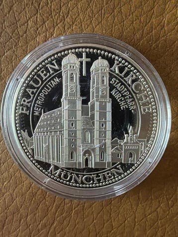wereld. Silver medal Frauenkirche München 20g (.999) (Zonder
