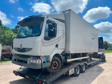 Veiling: Bakwagen Vrachtwagen Renault Midlum 190 Diesel 190p, Renault, Wit, Diesel, BTW verrekenbaar