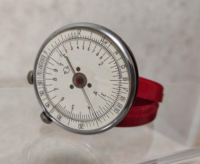 Kontrolpribor - Rekenmachine - 1965 - Circulaire, Antiek en Kunst, Kunst | Designobjecten