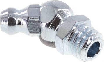 45° Haakse Smeernippel Staal M8x1.25 DIN 71412 [5 Stuks], Verzenden, Nieuw