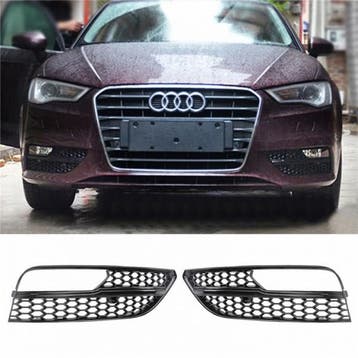Mistlamp Grillen Audi A3 8V 13-16 zwart RS Look, Auto-onderdelen, Overige Auto-onderdelen, Ophalen of Verzenden, Nieuw