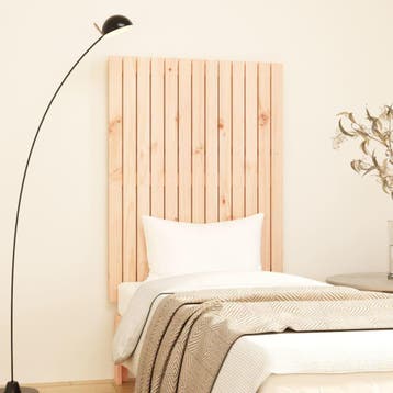 vidaXL Wandhoofdbord 82,5x3x110 cm massief grenenhout, Verzenden, Nieuw, Bruin, Hout