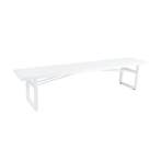 *WOONWINKEL* Lavis Alure Aluminium Eetkamerbank 200 Wit, Verzenden, Nieuw