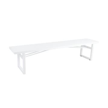 *WOONWINKEL* Lavis Alure Aluminium Eetkamerbank 200 Wit, Tuin en Terras, Tuinsets en Loungesets, Verzenden, Nieuw