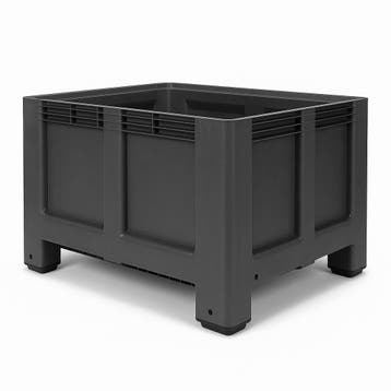 Palletbox kunststof 120x100x76cm gesloten, 4-poten, nieuw -, Ophalen of Verzenden