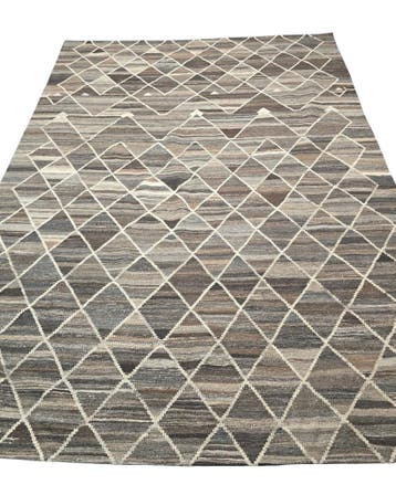 Tribal KelimIran 285x200 handgeweven wollen vloerkleed, Huis en Inrichting, 200 cm of meer,  Perzisch tapijt kelim killim wollen vloerkleed handgeknoopt 