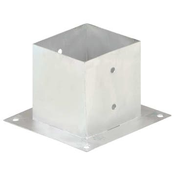 vidaXL Paalankers 4 st 141 mm gegalvaniseerd metaal, Tuin en Terras, Verzenden, Nieuw