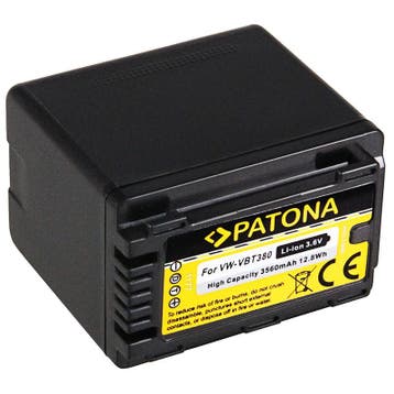 Panasonic VW-VBT380 accu (Patona), Verzenden, Nieuw