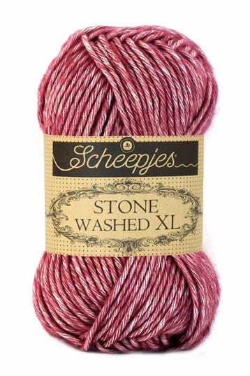 Scheepjes Stone Washed XL - 848 Corundum Ruby - Katoen-mix, Ophalen of Verzenden, Nieuw