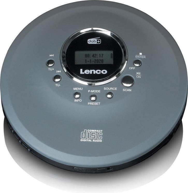 Discman - CD Speler - MP3 Speler - Anti Shock - Antraciet -, Audio, Tv en Foto, Mp3-spelers | Overige merken, Zo goed als nieuw