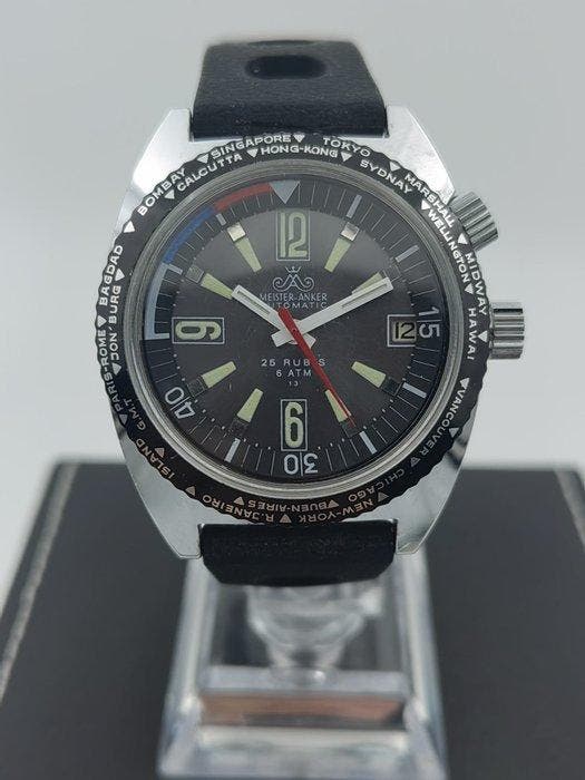 Meister Anker - World Timer - Zonder minimumprijs - Heren -, Sieraden, Tassen en Uiterlijk, Horloges | Heren