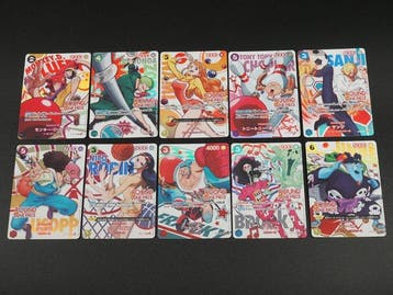 Bandai - 10 Card - One Piece - Round 1 Collab Complete Set, Nieuw